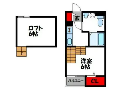 MT・1(1K/1階)の間取り写真