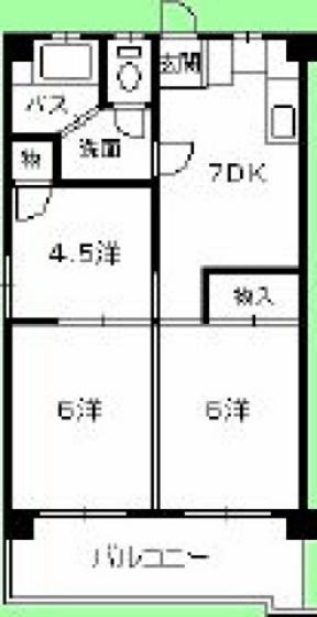 坂内建設本社ビル(3DK/3階)の間取り写真
