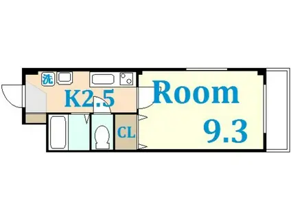 JP.BLDG(1K/3階)の間取り写真