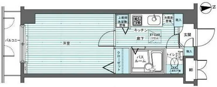 フェニックス麻布狸穴公園 3階階 間取り