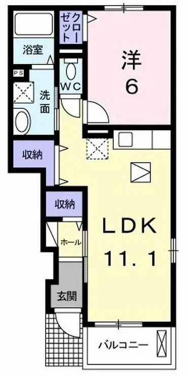 グローレ 1階階 間取り