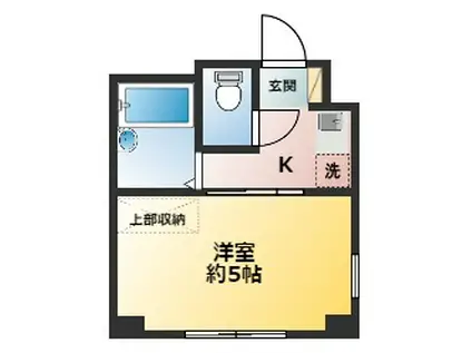 プチヴォアクサギ(1K/3階)の間取り写真