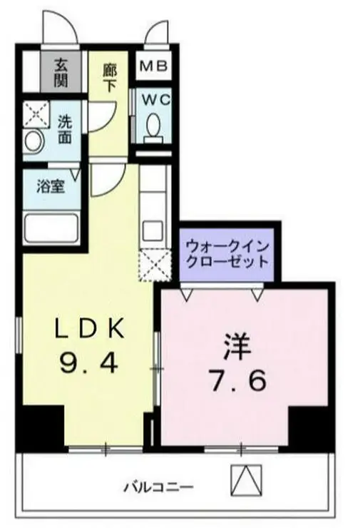 アクシオン音羽 9階階 間取り