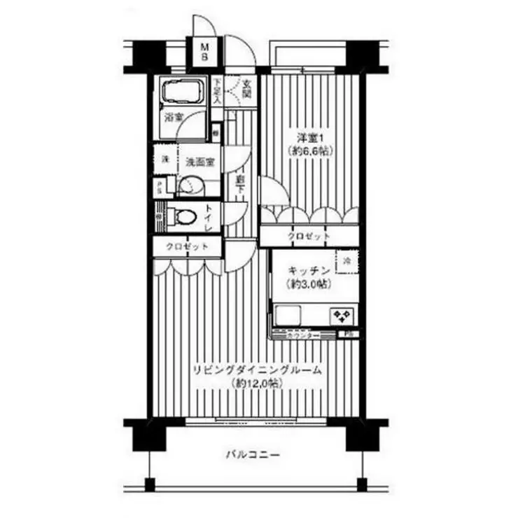 パシフィーク品川 10階階 間取り