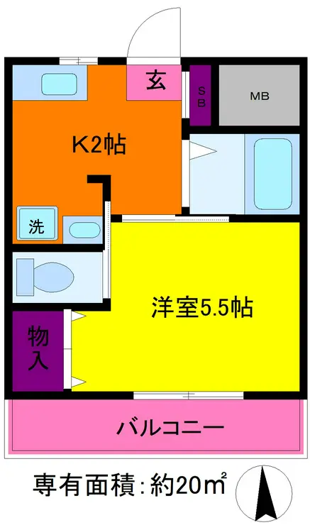 レジデンス三鷹 3階階 間取り