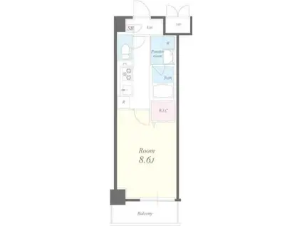 アビタシオン・創(1K/3階)の間取り写真