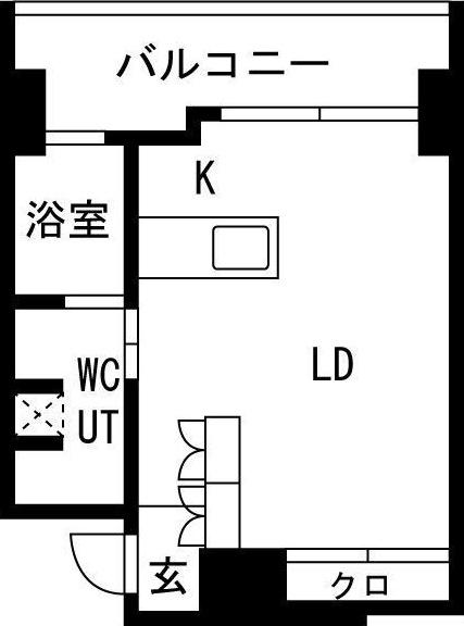 OZ ALLOGGIO(ワンルーム/8階)の間取り写真