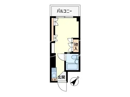 セトビル(ワンルーム/4階)の間取り写真