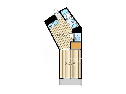 グランドールハイツ(1DK/1階)の間取り写真