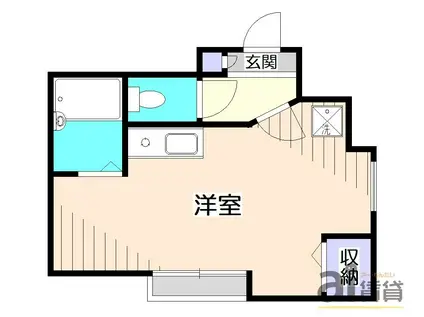 AIFORT椎名町(ワンルーム/1階)の間取り写真