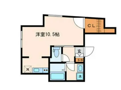 プエブロお茶の水(ワンルーム/1階)の間取り写真