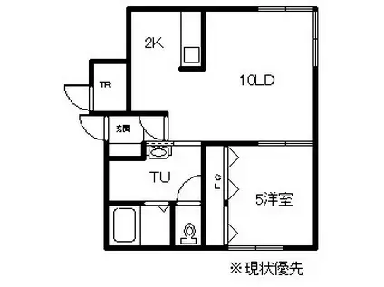 ATEENA3・23(1LDK/2階)の間取り写真