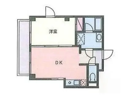 BCASA熊谷VRE-BORN(1DK/3階)の間取り写真