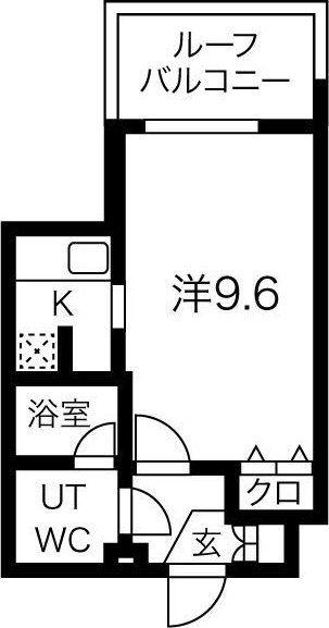 スパシエ スタイル 練馬春日町(1K/4階)の間取り写真