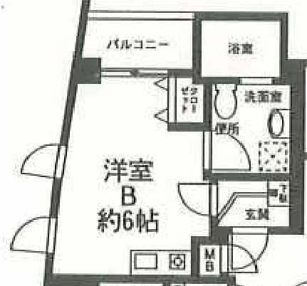SーFORT横須賀海岸通(1K/3階)の間取り写真