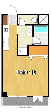 クレスト寿町(ワンルーム/1階)の間取り写真