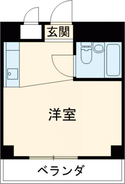 エクセレント伊丹(ワンルーム/4階)の間取り写真