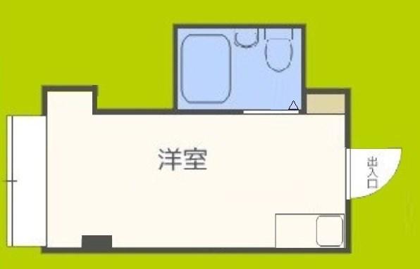昭和グランドハイツ第二菅栄(ワンルーム/1階)の間取り写真