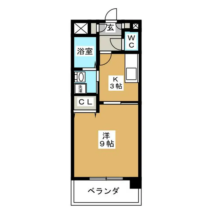 キチーム津田沼 1階階 間取り