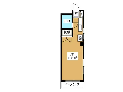 メゾン・ラメール(ワンルーム/3階)の間取り写真