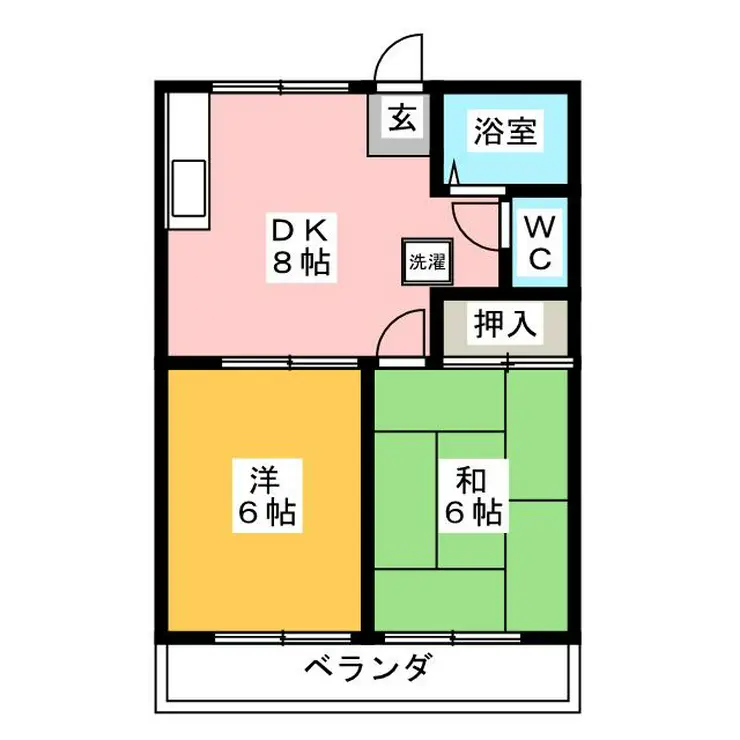 トールツリーコーポ 1階階 間取り