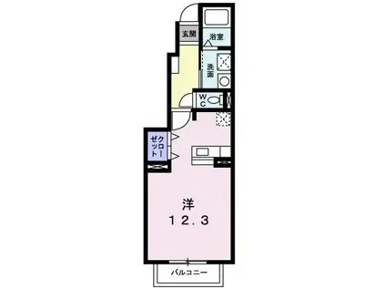 MAISONYOSHI(ワンルーム/1階)の間取り写真