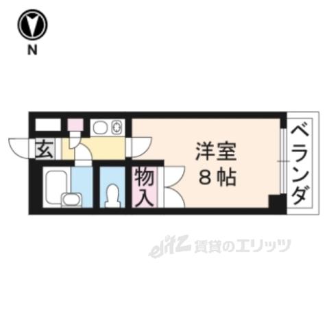 メゾンセレクト(1K/1階)の間取り写真