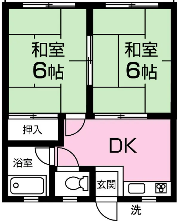 伊藤アパート 1階階 間取り