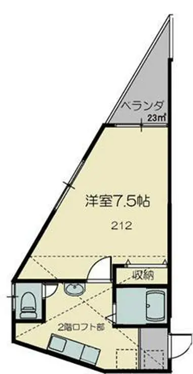 志幸18ミリオン 3階階 間取り