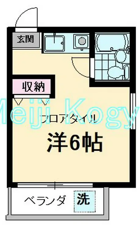 ジュネス荏原 3階階 間取り