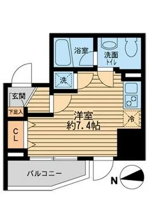 ライブコート草加 4階階 間取り