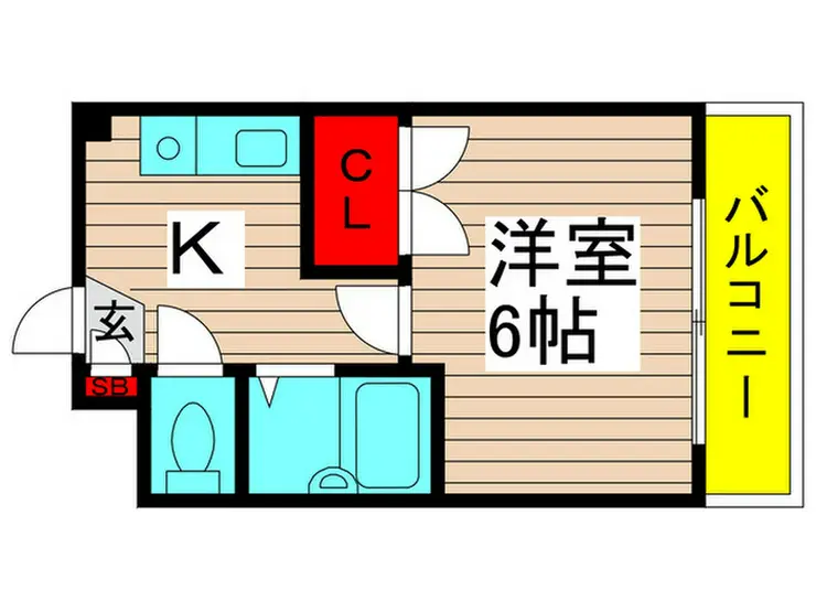 カルムケーティー 3階階 間取り