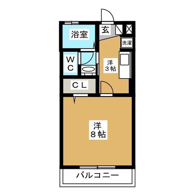 ＪＲ総武線 市川駅 徒歩12分 3階建 築11年(1K/1階)の間取り写真