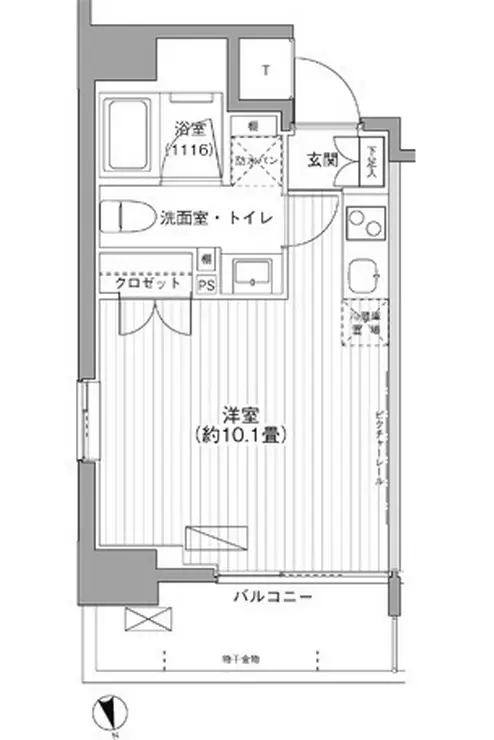 TI-KAWASAKI 9階階 間取り