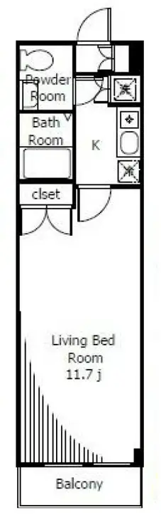 シャルルコート成増 1階階 間取り