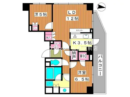 パークハウス練馬春日町(2LDK/5階)の間取り写真