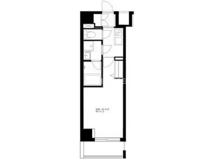 プレミアムコート都立大学(1K/3階)の間取り写真