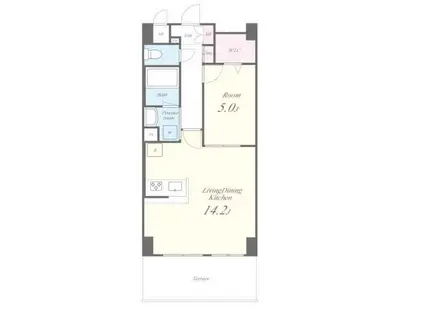 ルミナーレ・テラス二俣川(1LDK/2階)の間取り写真