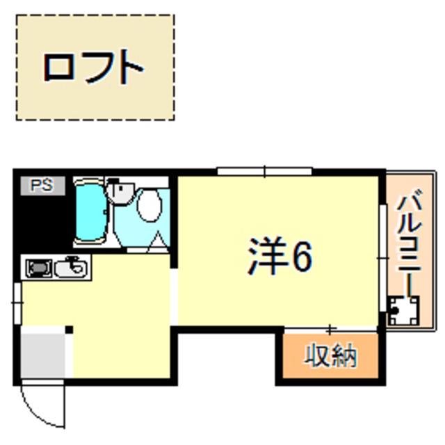 サニーグリーン(ワンルーム/4階)の間取り写真