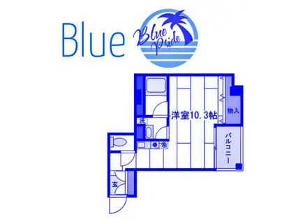 @GBステーション(1K/2階)の間取り写真