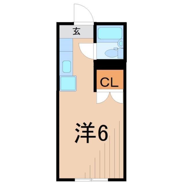 セントラル コーポ S館(1K/1階)の間取り写真