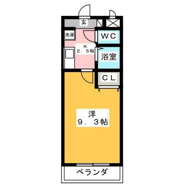 A・CITY今本町(1K/4階)の間取り写真
