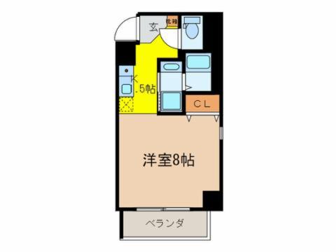 サン・錦本町ビル(1K/4階)の間取り写真