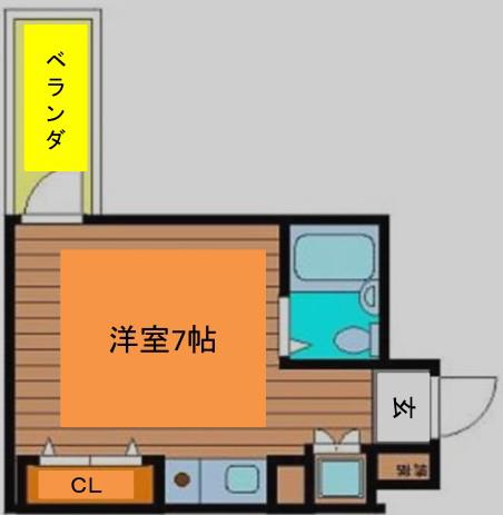 フォーラム都島内代駅前(ワンルーム/7階)の間取り写真