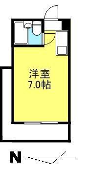マッシュハイム扇町(ワンルーム/3階)の間取り写真