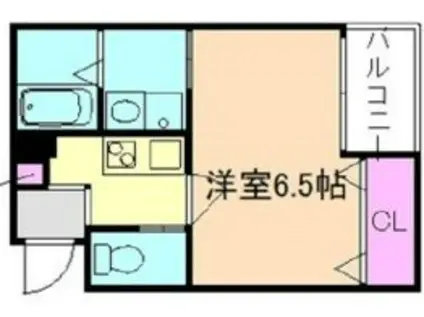 1ER つばきII(1K/1階)の間取り写真