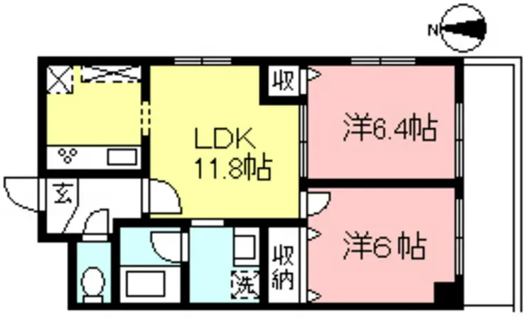 ラークヒルズ 5階階 間取り