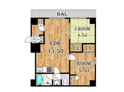 リアライズ浅間台(2LDK/3階)の間取り写真
