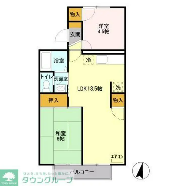 スカイシティー 1階階 間取り