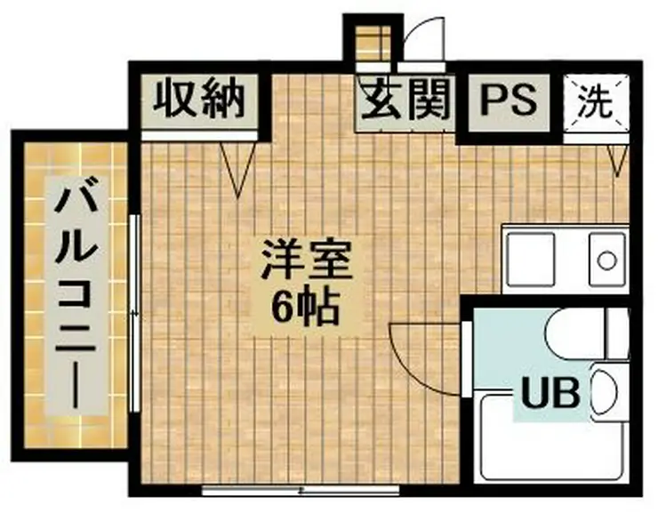 クリオ武蔵新城壱番館 6階階 間取り